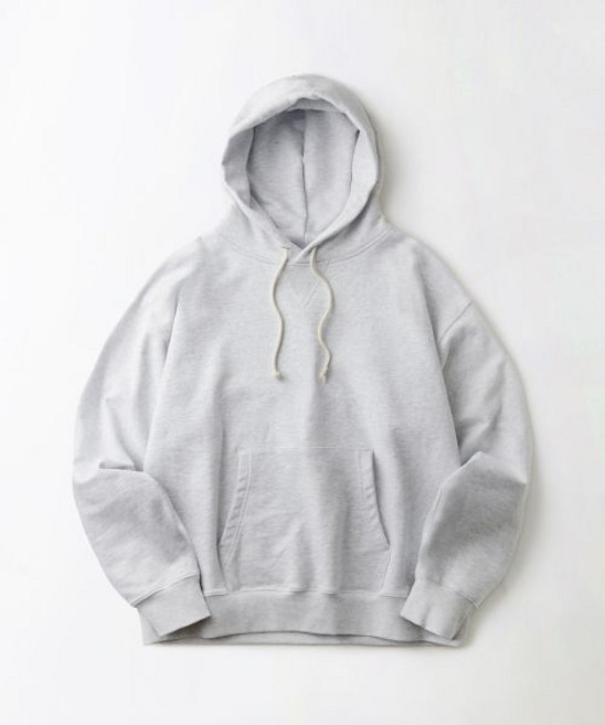아웃스탠딩AUTHENTIC COMFORT HOOD SWEAT1MELANGE GRAY