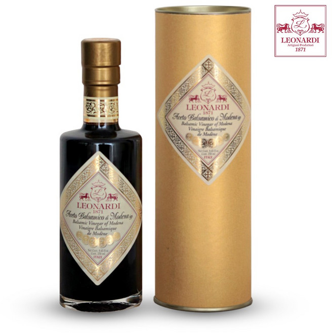 레오나르디 모데나 발사믹 식초 비니거 6메달(골드) 250ml, 1개
