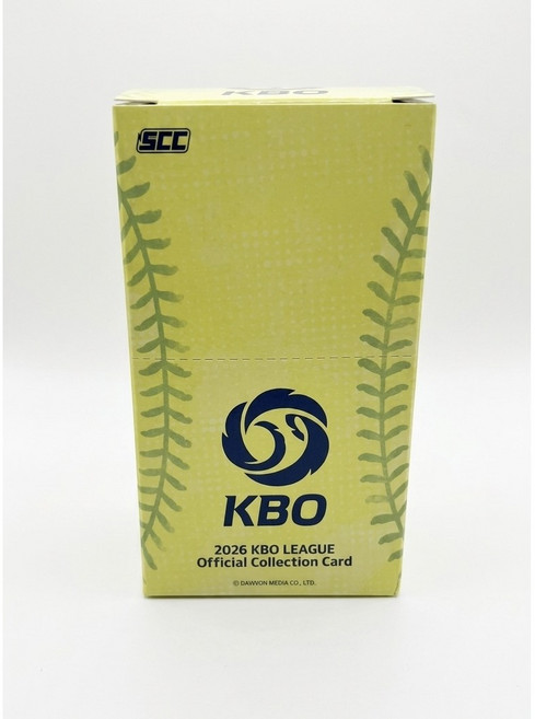 2026 KBO SCC 정품 야구카드 세븐일레븐 선물 1박스 90장, 1개, 노랑