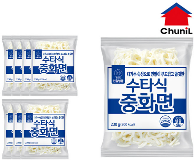 [자연맘스토리] 천일 수타식 냉동 중화면 230g x 8개