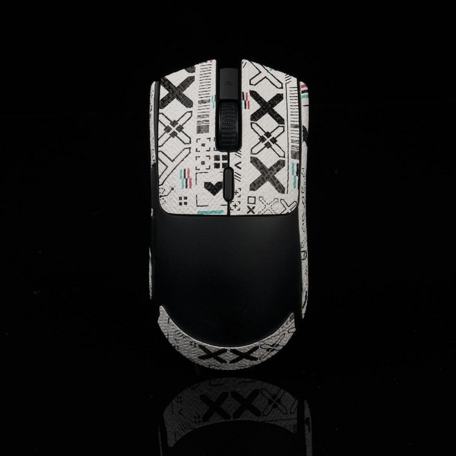 TBTL 레이저 바이퍼 V3 하이퍼스피드 마우스 그립 테이프 모음, 인화집 화이트