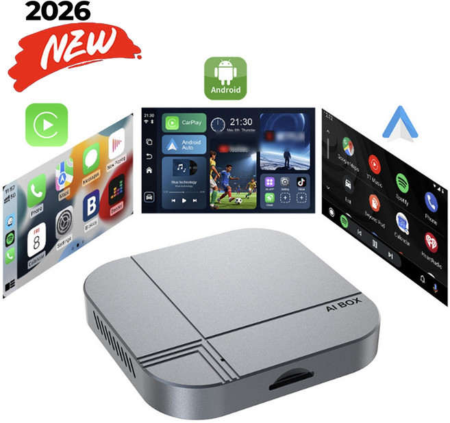 순정 네비를 안드로이드 태블릿으로 드라이비아 AI BOX 차량용 무선 카플레이 안드로이드오토 3in1넷플릭스 유튜브 OTT 자유설치 안드로이드12 T맵 완벽지원, 256GB