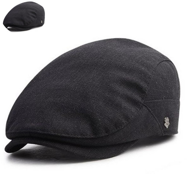 레더노캡메쉬매쉬울 쇼미캡 국산 바리스타 홀서빙 커피모자 헌팅캡 베레모