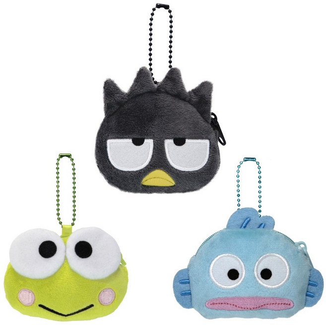 일본 정품 산리오 미니 인형 동전지갑 키링