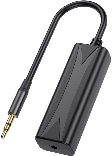 나팔래옹 오디오 노이즈필터 잡음제거 필터 그라운드 루프 아이솔레이터 자동차 스피커 오디오, 1개