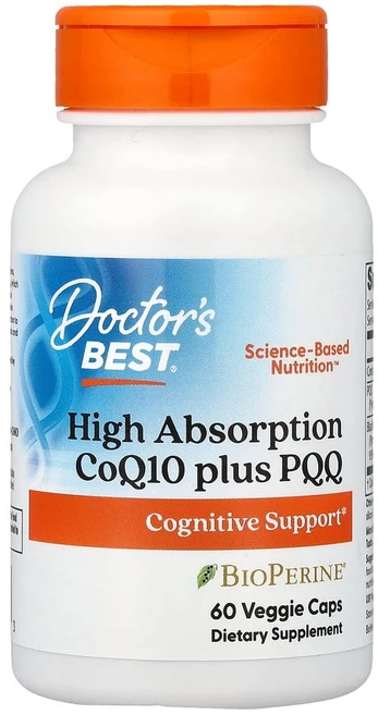 닥터스베스트 하이 앱솔션 CoQ10 플러스 PQQ 베지 캡, 60정, 1개 - 쿠팡