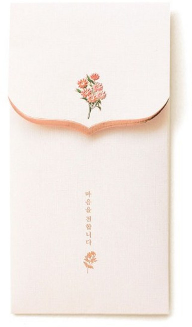 솜씨카드 고급 용돈봉투 상품권봉투, 1개, 핑크