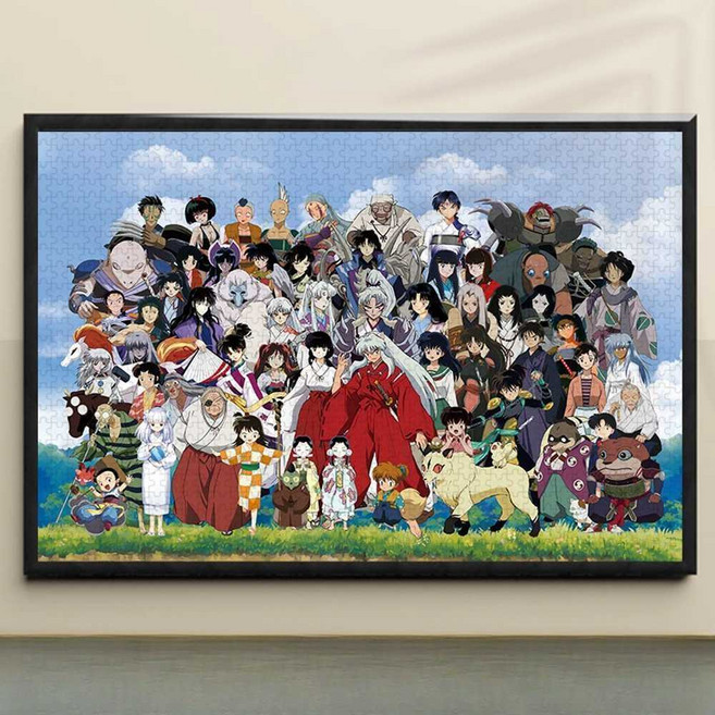 이누야샤퍼즐 1000피스 이누야샤 가영이 셋쇼마루 인테리어소품, 1개, 38. 이누야샤PCCA9A