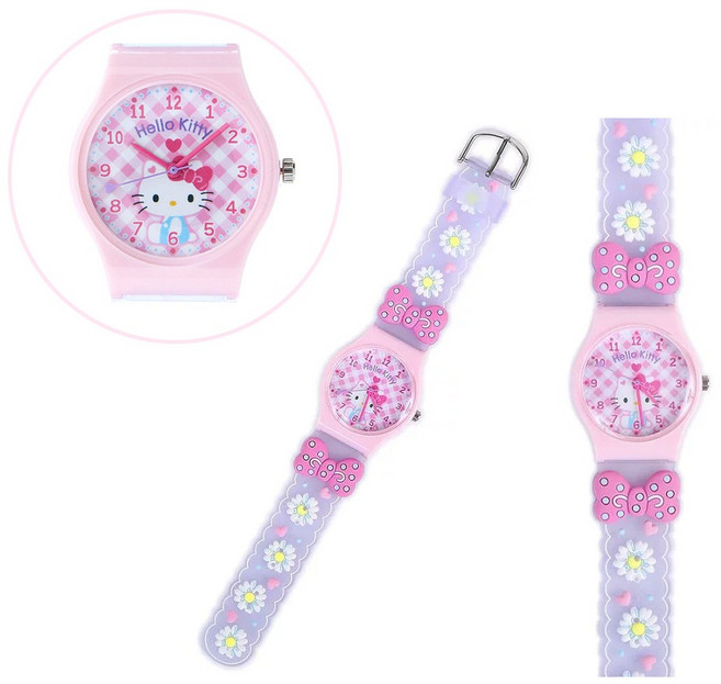 일본 헬로키티 손목시계 캐릭터 유아 아동 어린이 선물