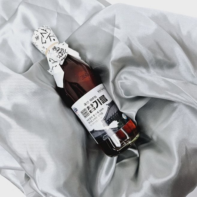 찌꺼기 없는 국산 참기름 350ml / 참기름 HACCP, 2개