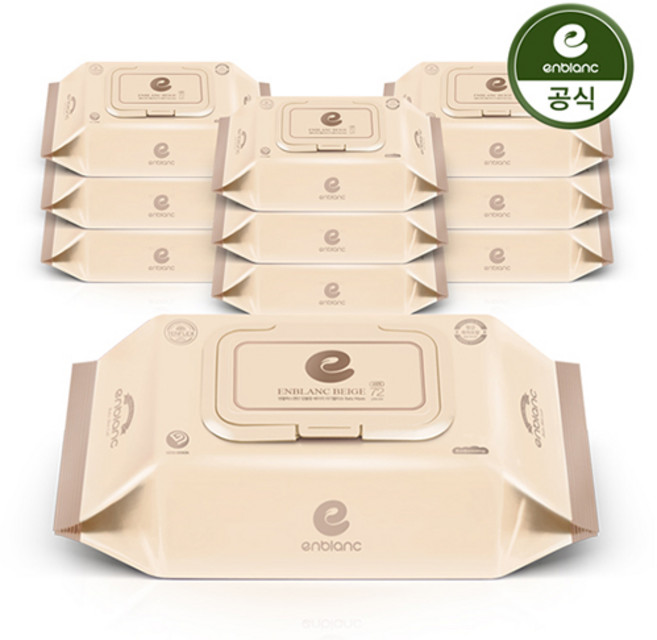 [본사직영]앙블랑 세이프 베이지 캡형 72매X10팩 N-GC10, 70g, 72개입, 10팩