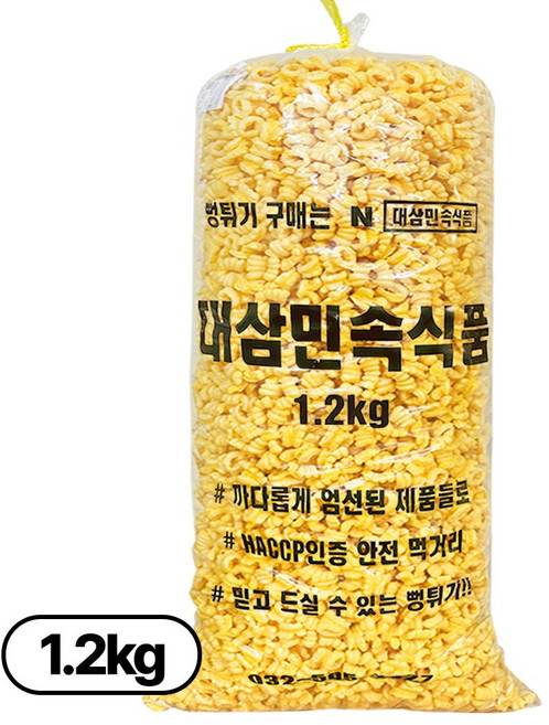 대삼민속식품 대용량 옥수수 개나리콘, 1개, 1.2kg