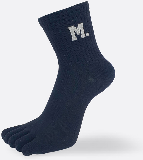 온더레드 여성 발가락양말 중목 순면 5켤레