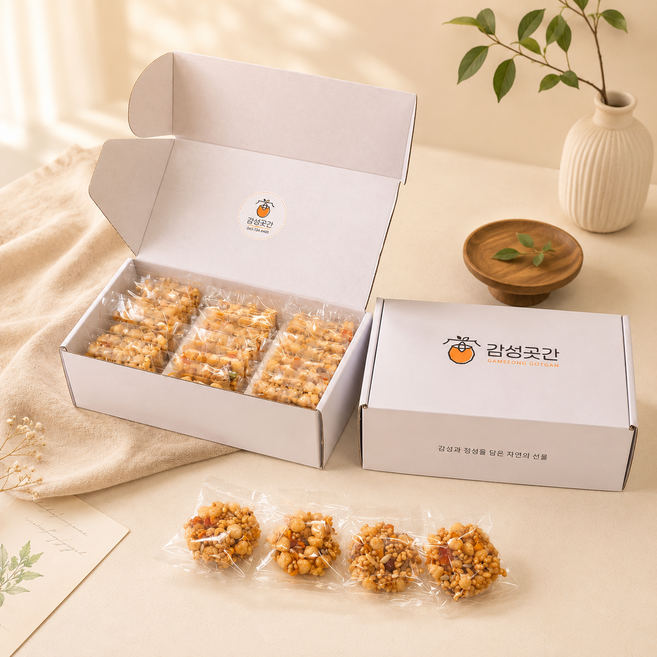 7위 - 감성곳간 수제 곶감 현미 오란다 24개입 선물세트 결혼식 돌잔치, 24개, 30g