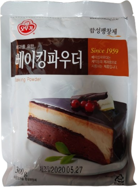 오뚜기 베이킹파우다, 300g, 4개
