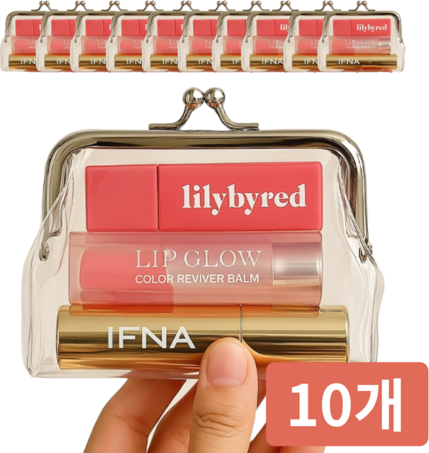 IFNA 엄마동전지갑 투명 미니 파우치