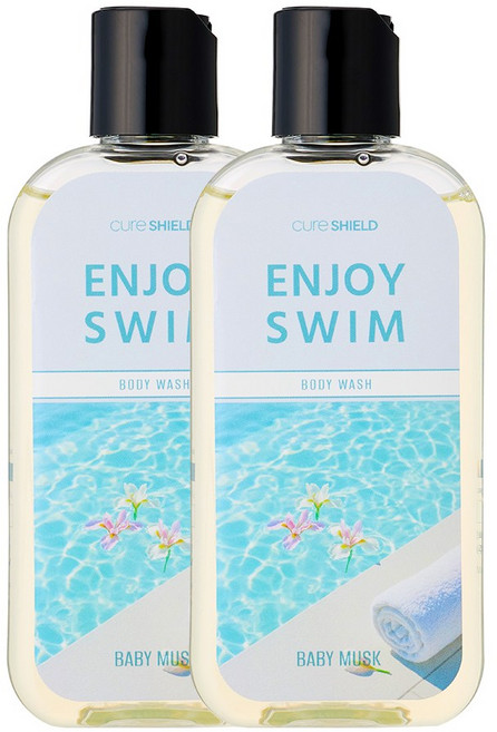 인조이스윔 수영장 염소 냄새 제거 수영 베이비 머스크 바디워시, 2개, 200ml