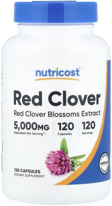 프리미엄상품 Nutricost 붉은 토끼풀 캡슐 120정(캡슐 1정당 200mg) 끝내주게잘나가는상품, Nutricost붉은토끼풀캡슐120정캡슐1정당200mg, 1개 - 쿠팡