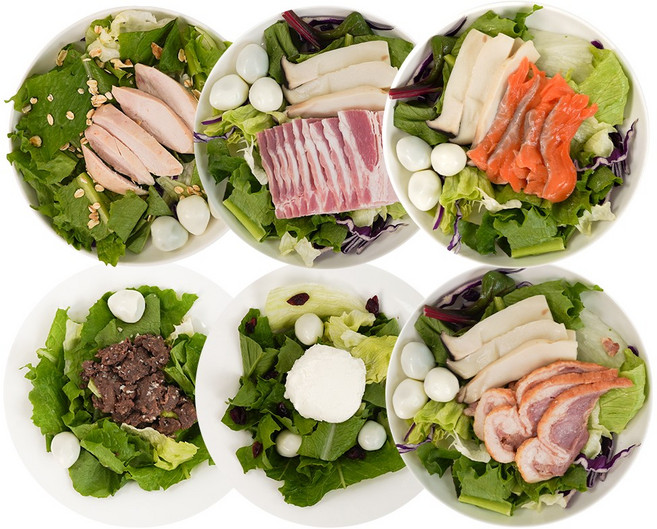 [전라도청년] 오늘만든 건강한 샐러드 모듬샐러드 다이어트 식단, 모듬 샐러드, 8개, 250g