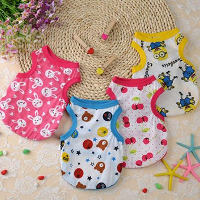 앙증 순면 민소매 애견의류 강아지옷, 1개, 토끼