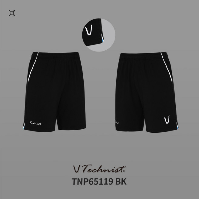 테크니스트 TNP65119 배드민턴 반바지 3컬러 남여공용 배드민턴복 탁구 스쿼시 스포츠웨어