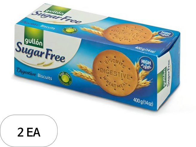 구욘 슈가프리 다이제스티브 쿠키, 400g, 2개