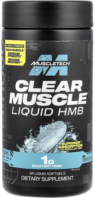 머슬테크 MuscleTech Clear Muscle® Liquid HMB 84 Liquid Softgels, 머슬테크 MuscleTech, Clear Muscle, 1개, 84정 - 쿠팡