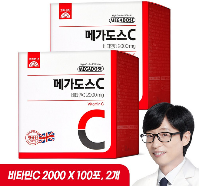 메가도스 C 고려은단 비타민C 100p, 200g, 2개