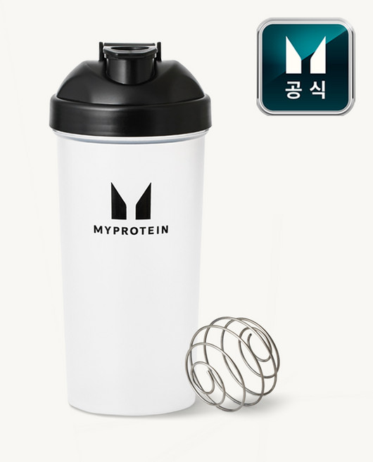 마이프로틴 쉐이커, 1개, 600ml, 화이트
