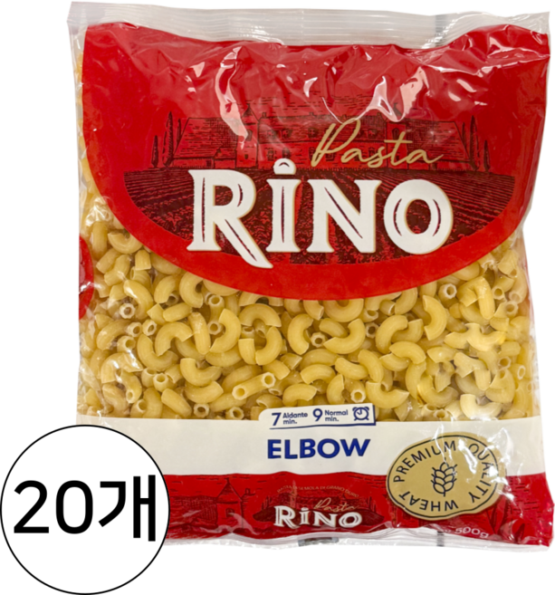 리노 마카로니 500g 터키산, 20개