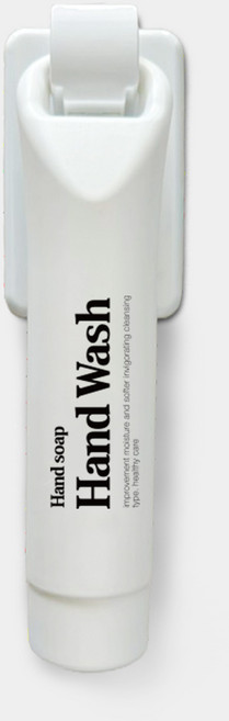 홈스토킹 무타공 공중부양 샴푸 디스펜서 튜브형 벽부착 욕실 디스펜서 450ml, HAND WASH (핸드워시)