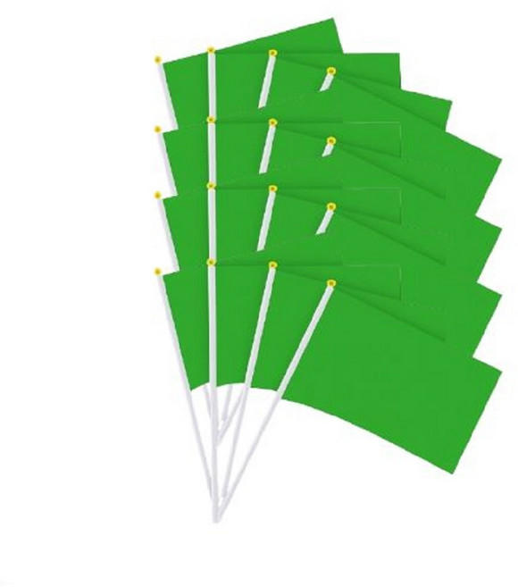 디와이상사 무지 깃발 DIY, 20개, 녹색