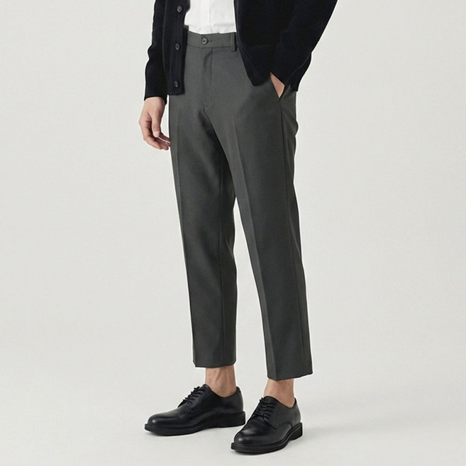 블루포스 코네토 슬렉스 남성 9부 기장 정장바지 남자 빅사이즈 바지