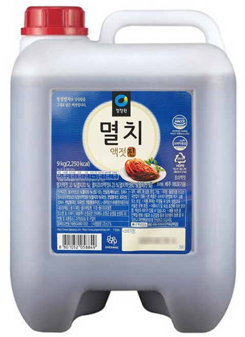 대상 청정원 멸치액젓 9Kg, 1개
