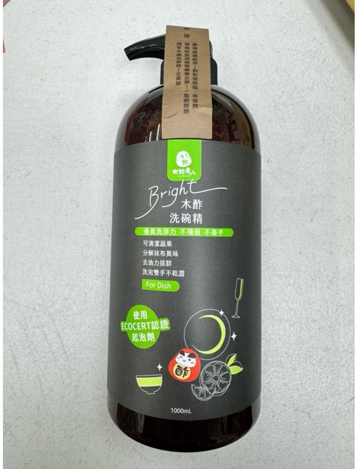 木酢達人 1L 不傷手 友善環境, 1個, 木酢洗碗幕斯噴槍瓶