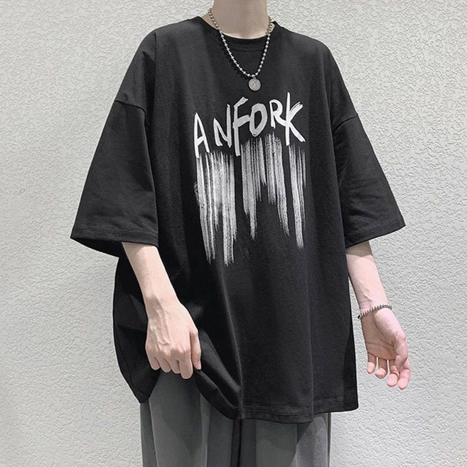 大尺碼圓領T恤 速乾透氣 月球圖案