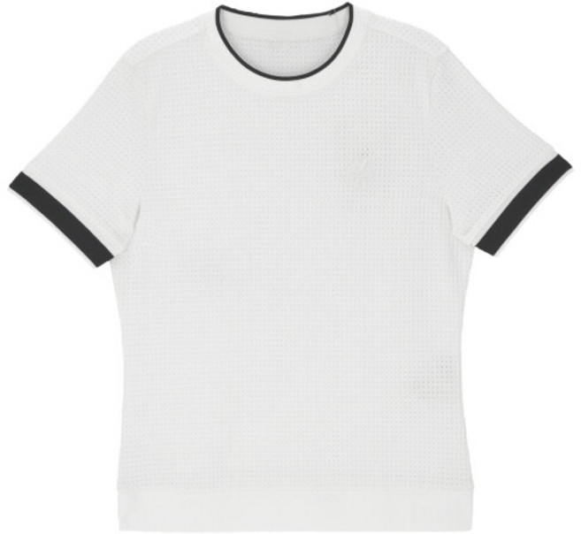 볼빅 여성 골프 조직 라운드 반팔 티셔츠 VLTSP306_OW 3164609