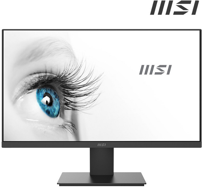 MSI 프로 MP241X 아이케어 무결점 24인치 VA 광시야각 FHD 75Hz HDMI D-SUB 프리싱크 컴퓨터 모니터, 60cm