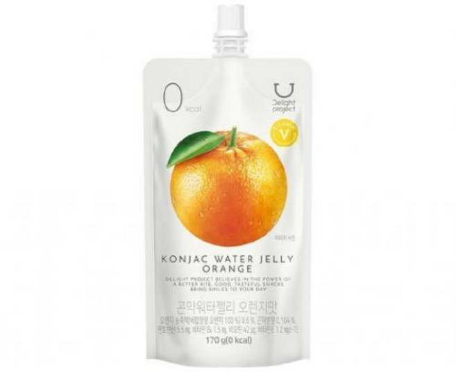 곤약워터젤리오렌지맛 딜라이트프로젝트 170Gx40EA, 40개, 170g