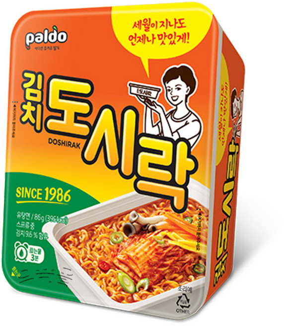 팔도 김치 도시락 86g, 11개