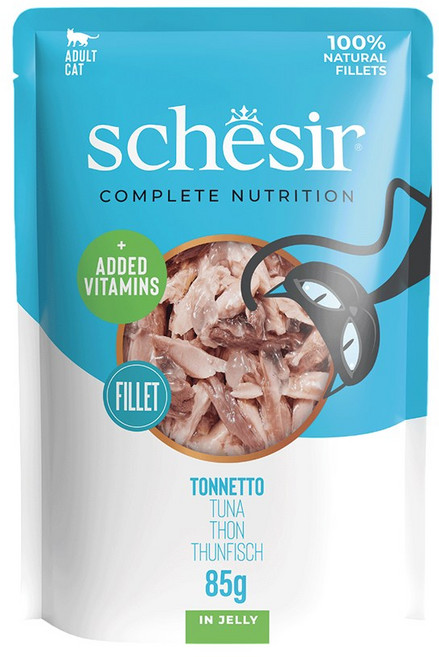 쉐지애 젤리 주식파우치 고양이습식사료, 85g, 1개, 참치