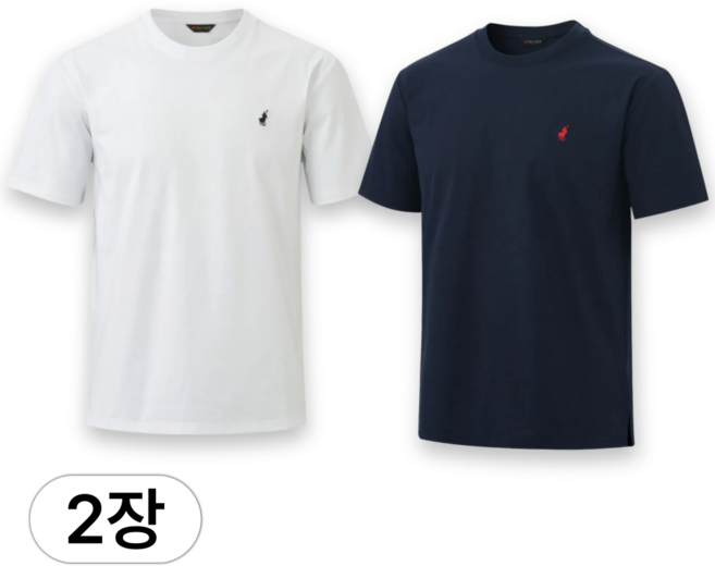 [1+1] Paul Johns 남녀공용 에어리핏 반팔티 여름 라운드넥 통기성 신축성 기능성 시원한 냉감 쿨 티셔츠