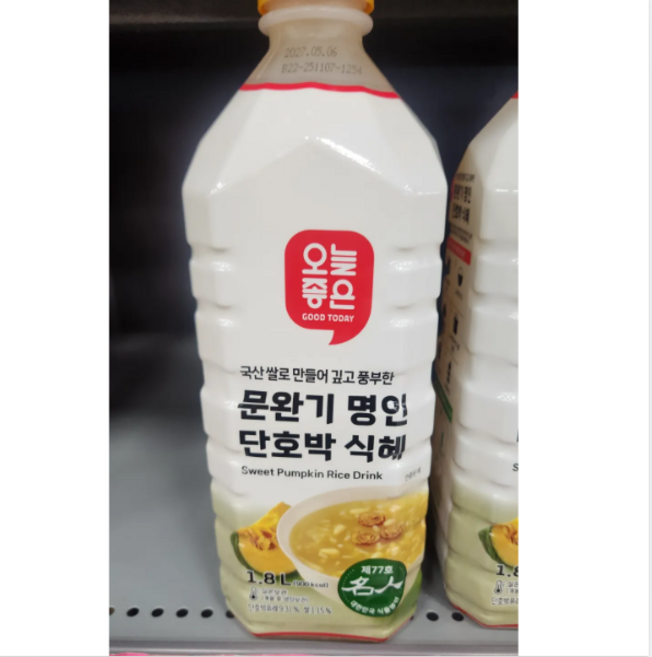 오늘좋은 문완기명인 단호박식혜, 1개, 1.8L