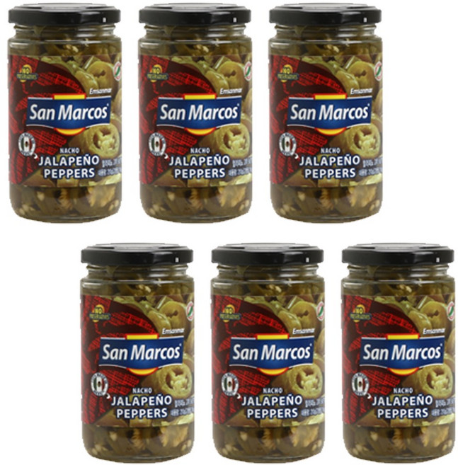 오뚜기 슬라이스 할라피뇨 피클, 210g, 6개