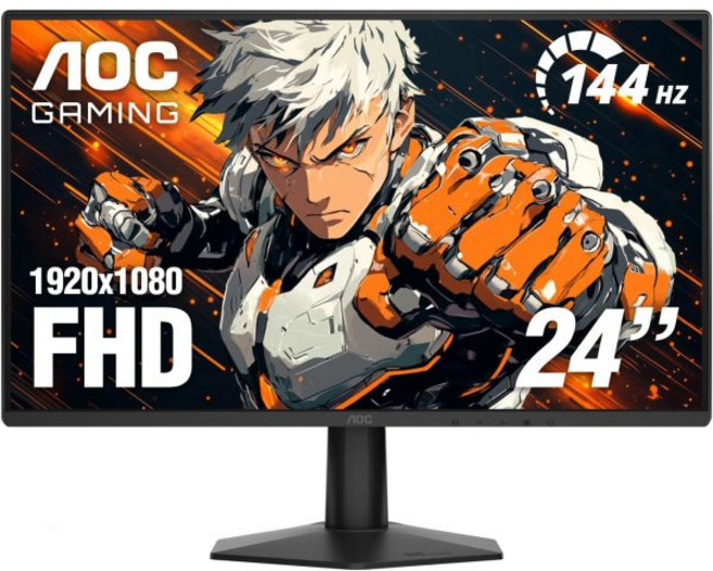 AOC CQ32G4VE 32인치 커브드 울트라 와이드 게이밍 모니터 QHD 2560x1440 해상도 1500R 곡률 180Hz 주사율 0.5ms MPRT 응답 속도 D, 24 inch, FHD|144Hz|IPS|Gaming