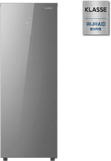 [25년 신제품] 위니아에이드 클라쎄 컨버터블 미니 스탠드형 김치냉장고 1도어 글라스모델 KAB112SSG4GPV(AK) 용기 FULL 기본구성