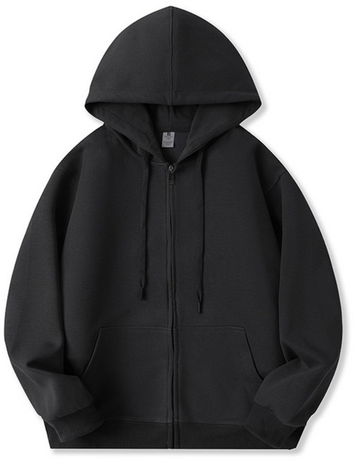 THE G&G 남녀공용 봄.가을용 루즈핏 맨투맨 후드집업자켓 MW