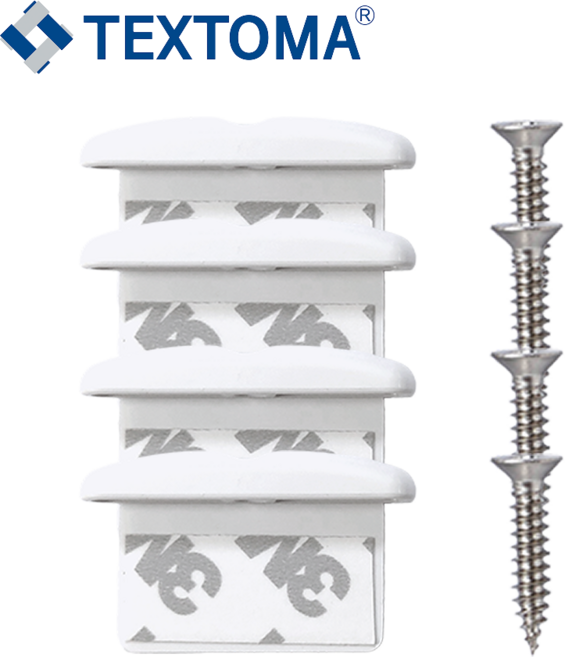 텍스토머 [틀이탈방지핀] 촘촘락 방충망 잠금장치, 4개