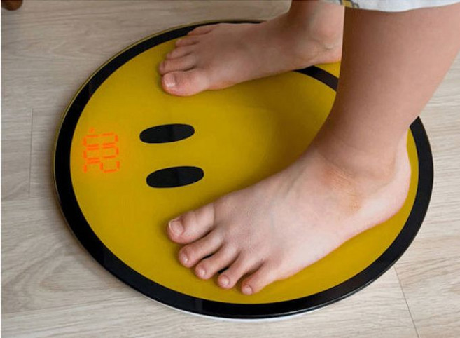 유닛키즈 스마일 가정 몸무게 디지털 체중계 전자저울