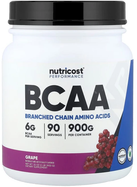 Nutricost 퍼포먼스 BCAA 포도 맛 900g(2lb) NCS-00854, 900g, 1 - 쿠팡